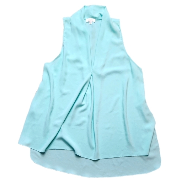 Aritzia | Wilfred teal sleeveless blouse Size M - Picture 1 of 7